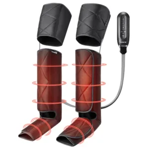RENPHO Aeria Ultimate Thermal 2 sääremansetid ja juhtpult, punased soojusringid