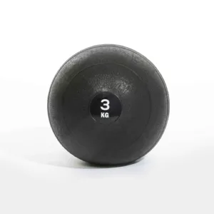 Sportbay Classic slam ball 3 kg – must kummist raskuspall valgel taustal