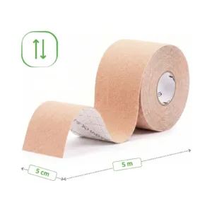 Kinesioteip näole 5 cm × 5 m, tootekood V-IWR1 – pilt 2