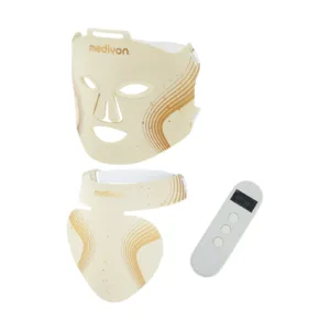 LED-valgusteraapia mask Medivon Lumi Max koos kaela- ja dekolteeosa ning puldiga, tootekood 5904119286834