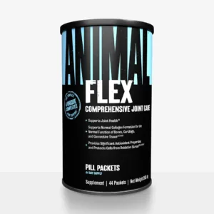 Animal Flex 44 päevapakiga purk, Euroopa pakend valgel taustal