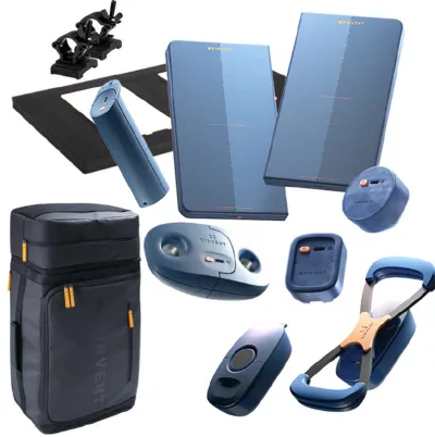 Physio Sport pakett: 2 × K-Push (üks Twin käepidemega), K-Grip, K-Bubble, K-Move, K-Pull, K-Force plaadid, Duffle kott, Nordic-lisatarvik, plaatide raam, Excellence-äpp 1 aasta