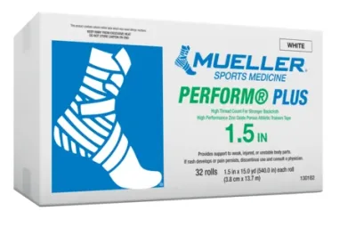 Perform Plus sporditeip, 3,8 cm × 13,7 m — kast 32 rulli
