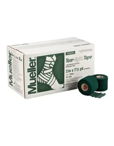 Tear-Light elastikliimside, roheline, 5 cm × 6,8 m — kast 24 rulli