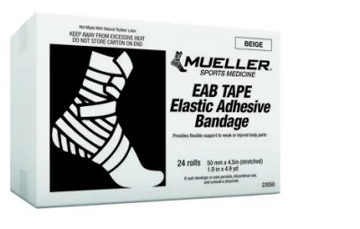 EAB elastikliimside, beež, 5 cm × 4,5 m — kast 24 rulli