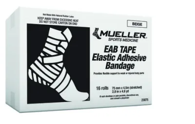 EAB elastikliimside, beež, 7,5 cm × 4,5 m — kast 16 rulli