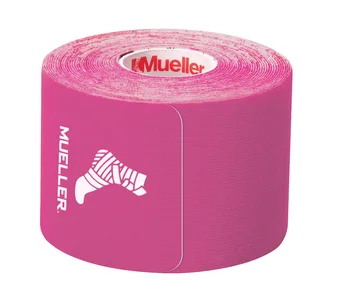 Kinesiology Tape kinesioteip, eellõigatud ribad, roosa, 5 cm × 5 m