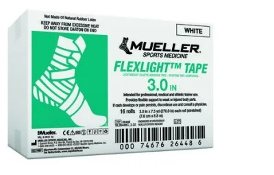 FlexLight elastikliimside, valge, 7,6 cm × 6,8 m — kast 16 rulli