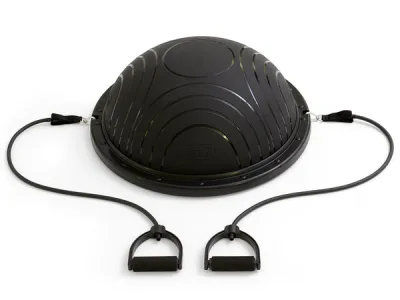 Fit-Dome Sport tasakaalupoolkera kummidega, must