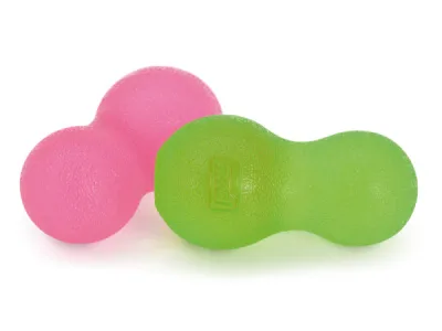 Twin Grip käetreener 2 tk (pehme, keskmine), roosa/roheline