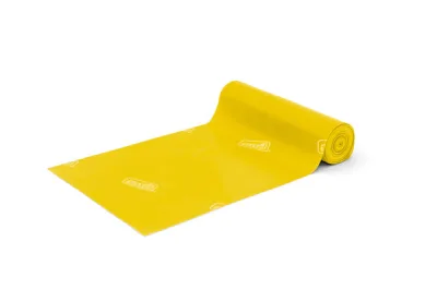 Fitband treeningkumm rullis, kollane (kerge), 14,5 cm × 46 m